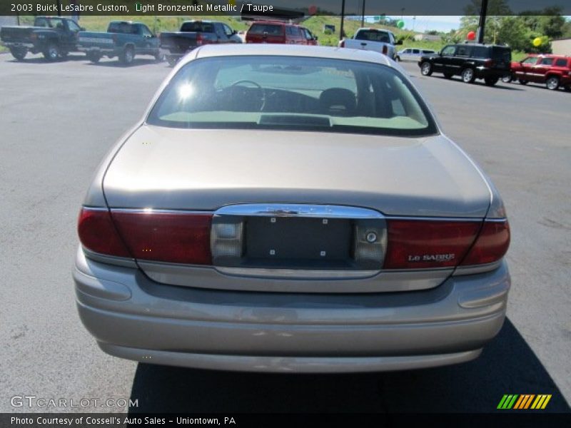 Light Bronzemist Metallic / Taupe 2003 Buick LeSabre Custom