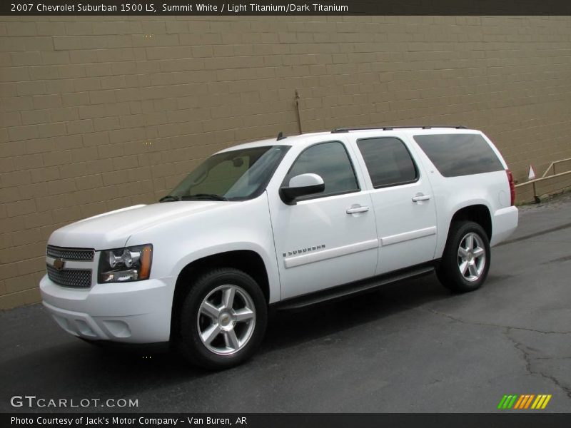 Summit White / Light Titanium/Dark Titanium 2007 Chevrolet Suburban 1500 LS
