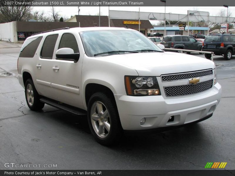 Summit White / Light Titanium/Dark Titanium 2007 Chevrolet Suburban 1500 LS