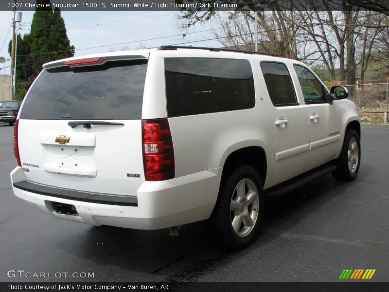 Summit White / Light Titanium/Dark Titanium 2007 Chevrolet Suburban 1500 LS