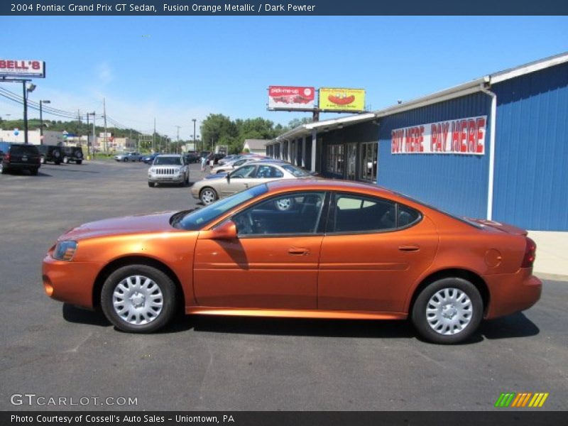 Fusion Orange Metallic / Dark Pewter 2004 Pontiac Grand Prix GT Sedan