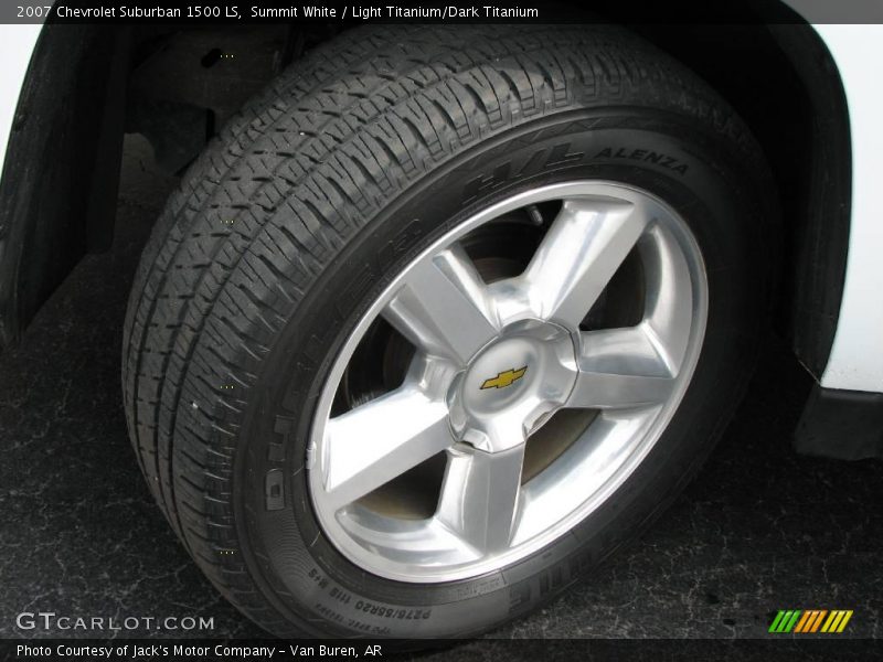 Summit White / Light Titanium/Dark Titanium 2007 Chevrolet Suburban 1500 LS