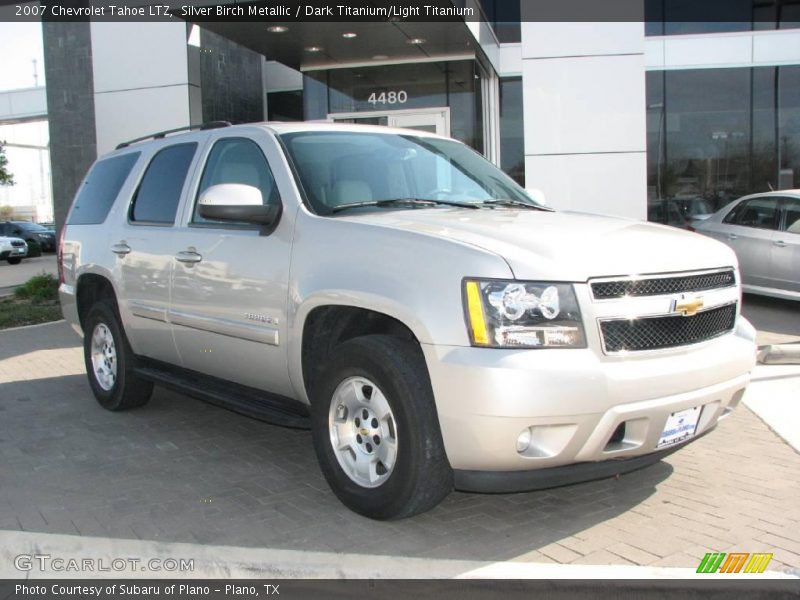 Silver Birch Metallic / Dark Titanium/Light Titanium 2007 Chevrolet Tahoe LTZ