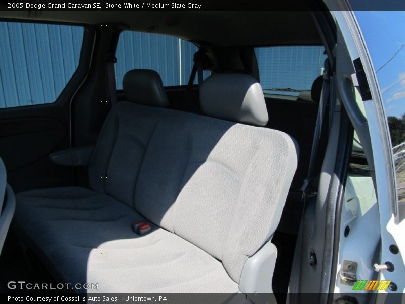 Stone White / Medium Slate Gray 2005 Dodge Grand Caravan SE