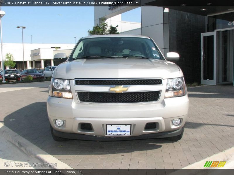 Silver Birch Metallic / Dark Titanium/Light Titanium 2007 Chevrolet Tahoe LTZ