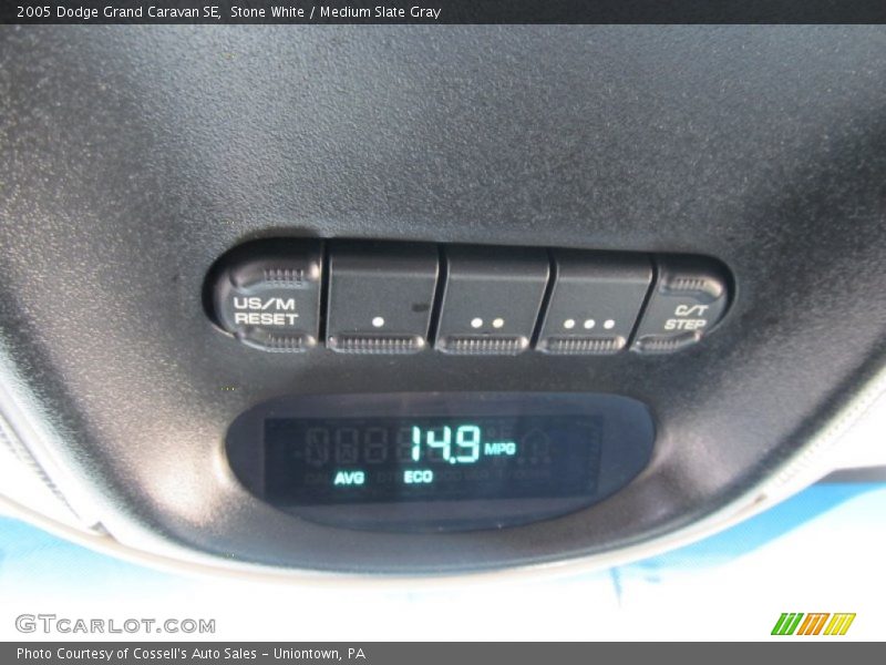 Stone White / Medium Slate Gray 2005 Dodge Grand Caravan SE