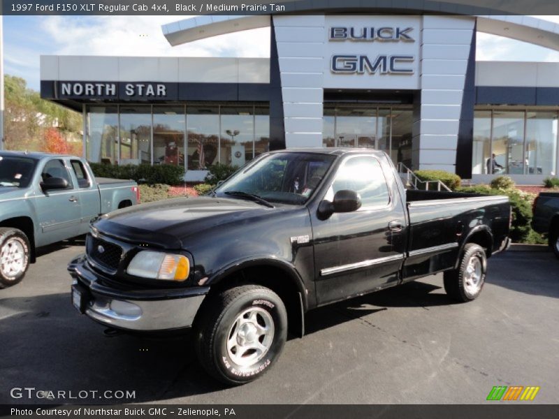 Black / Medium Prairie Tan 1997 Ford F150 XLT Regular Cab 4x4