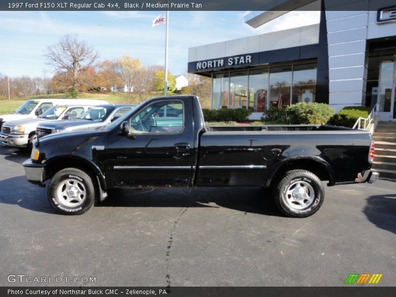Black / Medium Prairie Tan 1997 Ford F150 XLT Regular Cab 4x4
