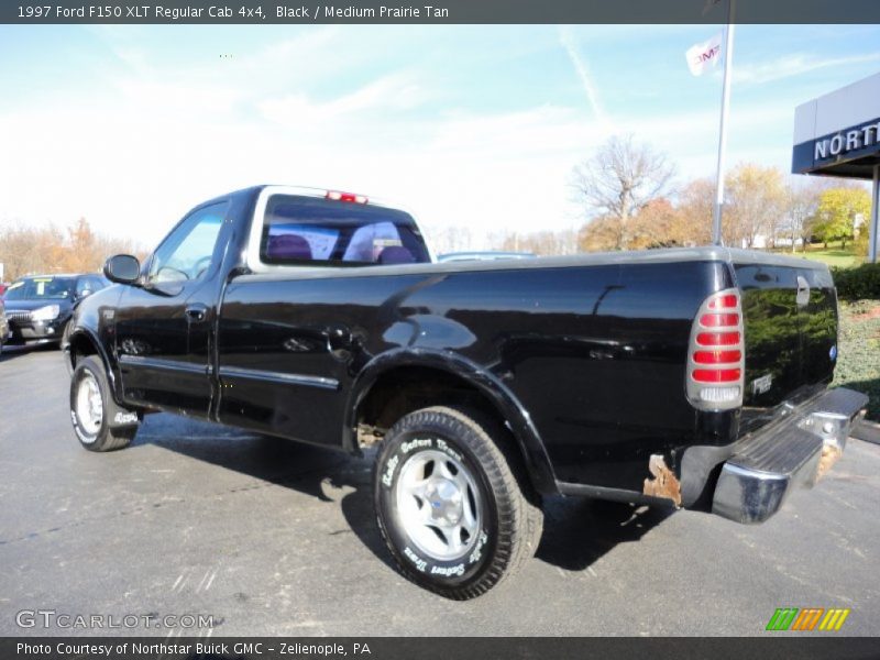 Black / Medium Prairie Tan 1997 Ford F150 XLT Regular Cab 4x4