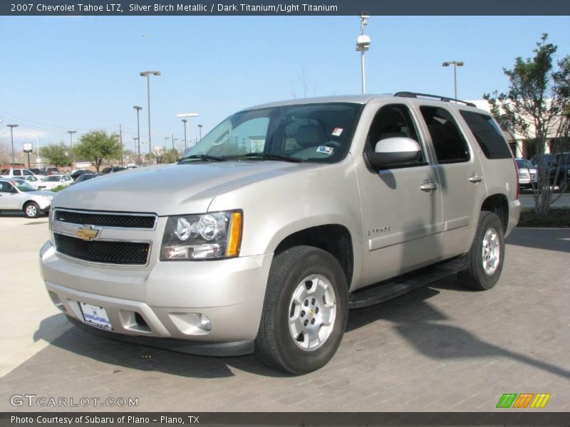 Silver Birch Metallic / Dark Titanium/Light Titanium 2007 Chevrolet Tahoe LTZ