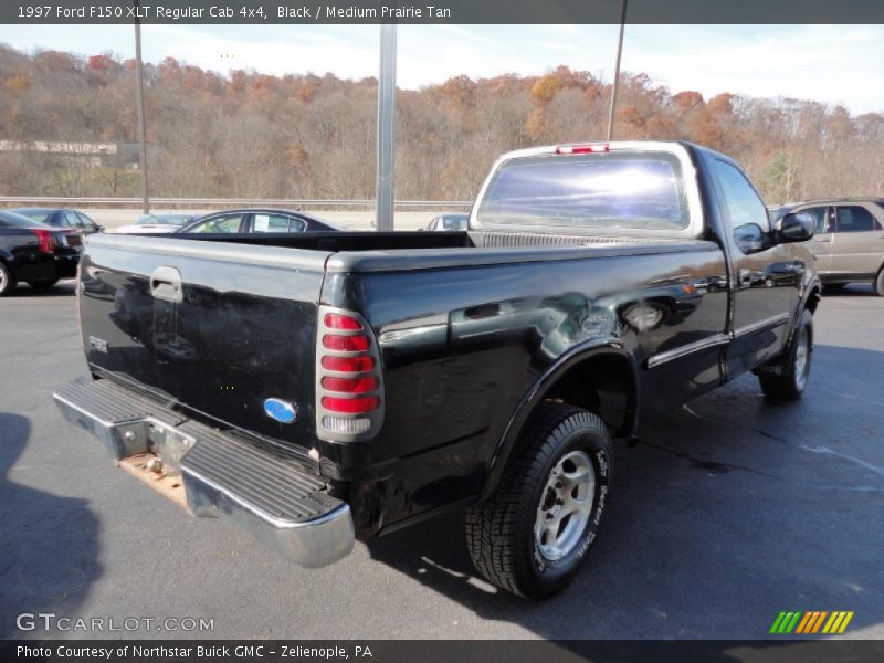 Black / Medium Prairie Tan 1997 Ford F150 XLT Regular Cab 4x4