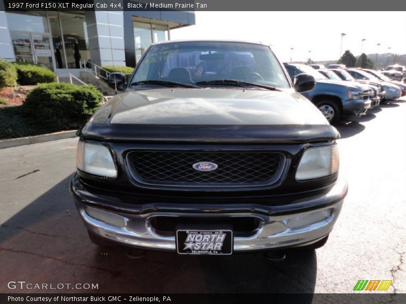 Black / Medium Prairie Tan 1997 Ford F150 XLT Regular Cab 4x4
