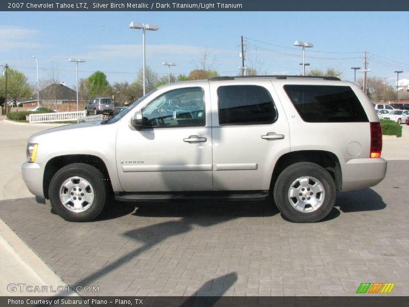 Silver Birch Metallic / Dark Titanium/Light Titanium 2007 Chevrolet Tahoe LTZ