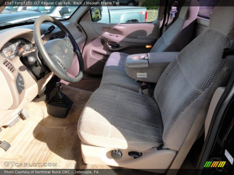 Black / Medium Prairie Tan 1997 Ford F150 XLT Regular Cab 4x4