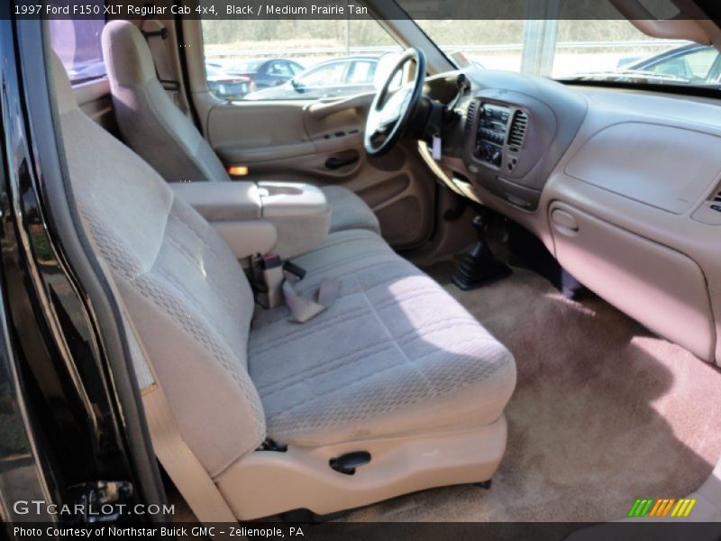 Black / Medium Prairie Tan 1997 Ford F150 XLT Regular Cab 4x4
