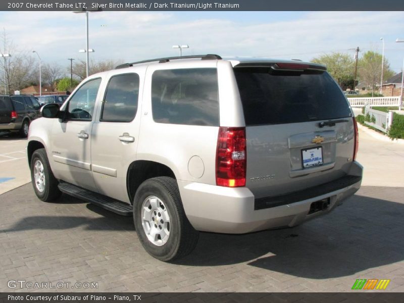 Silver Birch Metallic / Dark Titanium/Light Titanium 2007 Chevrolet Tahoe LTZ