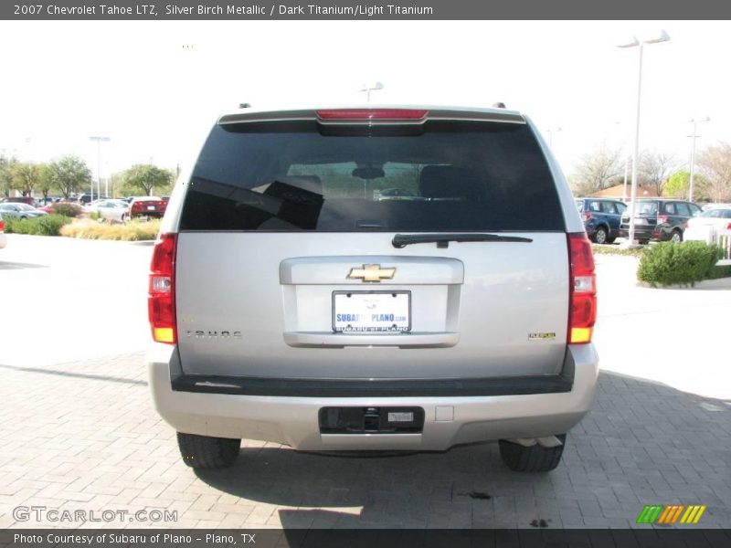 Silver Birch Metallic / Dark Titanium/Light Titanium 2007 Chevrolet Tahoe LTZ