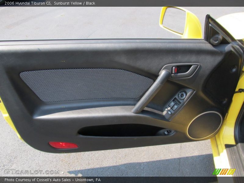 Sunburst Yellow / Black 2006 Hyundai Tiburon GS