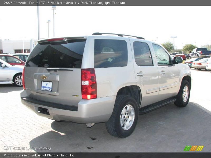 Silver Birch Metallic / Dark Titanium/Light Titanium 2007 Chevrolet Tahoe LTZ