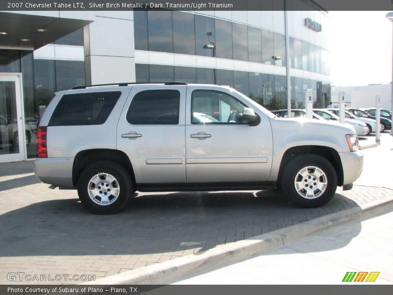 Silver Birch Metallic / Dark Titanium/Light Titanium 2007 Chevrolet Tahoe LTZ