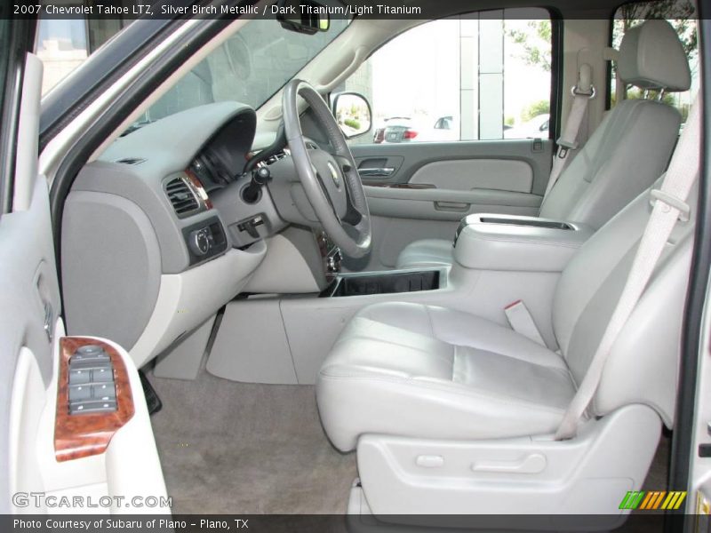 Silver Birch Metallic / Dark Titanium/Light Titanium 2007 Chevrolet Tahoe LTZ