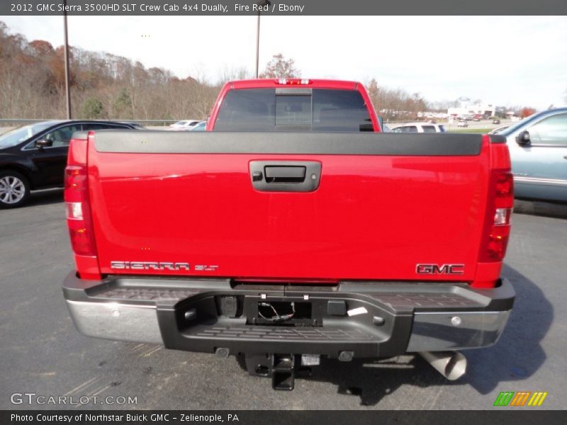 Fire Red / Ebony 2012 GMC Sierra 3500HD SLT Crew Cab 4x4 Dually