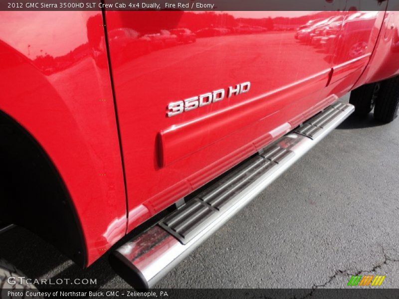 Fire Red / Ebony 2012 GMC Sierra 3500HD SLT Crew Cab 4x4 Dually