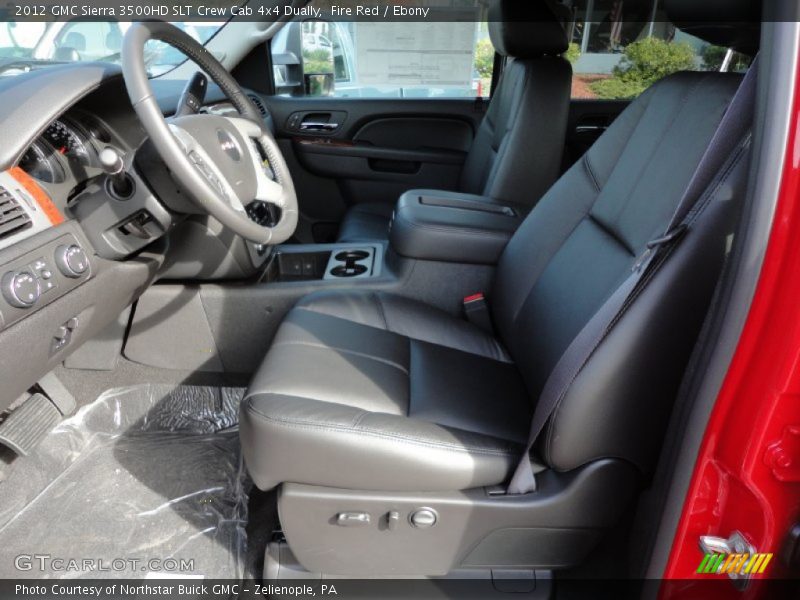 Fire Red / Ebony 2012 GMC Sierra 3500HD SLT Crew Cab 4x4 Dually
