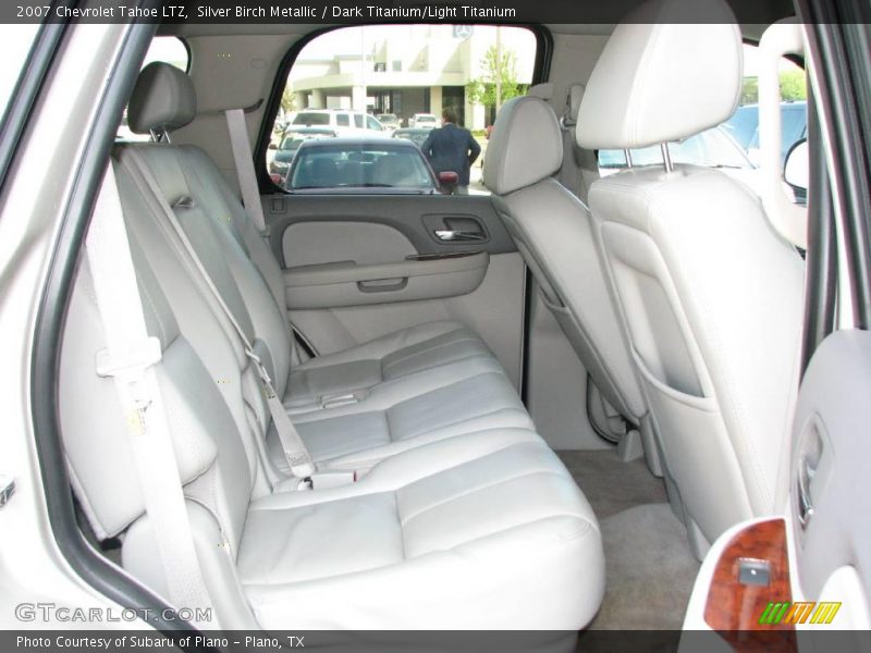 Silver Birch Metallic / Dark Titanium/Light Titanium 2007 Chevrolet Tahoe LTZ
