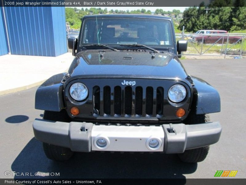 Black / Dark Slate Gray/Med Slate Gray 2008 Jeep Wrangler Unlimited Sahara 4x4