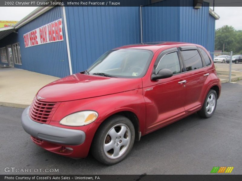 Inferno Red Pearlcoat / Taupe 2002 Chrysler PT Cruiser Touring