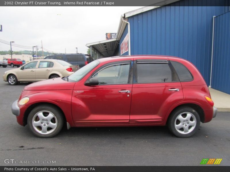 Inferno Red Pearlcoat / Taupe 2002 Chrysler PT Cruiser Touring