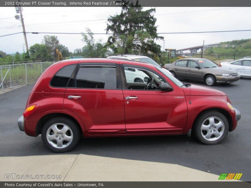Inferno Red Pearlcoat / Taupe 2002 Chrysler PT Cruiser Touring