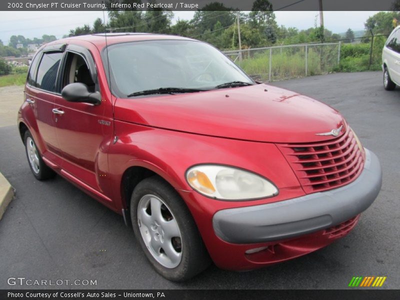 Inferno Red Pearlcoat / Taupe 2002 Chrysler PT Cruiser Touring