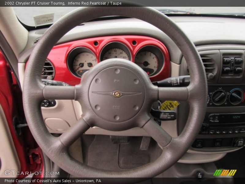 Inferno Red Pearlcoat / Taupe 2002 Chrysler PT Cruiser Touring