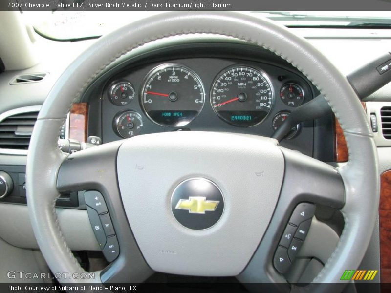 Silver Birch Metallic / Dark Titanium/Light Titanium 2007 Chevrolet Tahoe LTZ