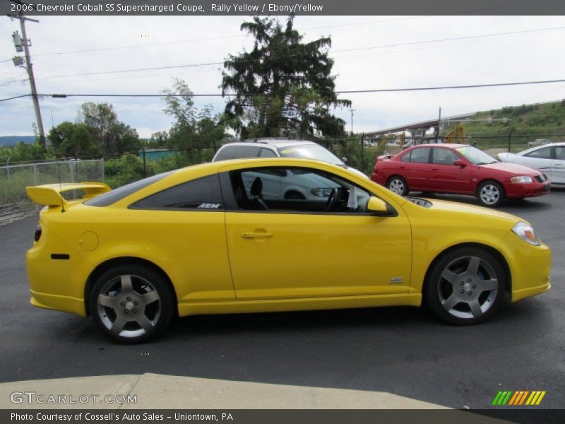Rally Yellow / Ebony/Yellow 2006 Chevrolet Cobalt SS Supercharged Coupe