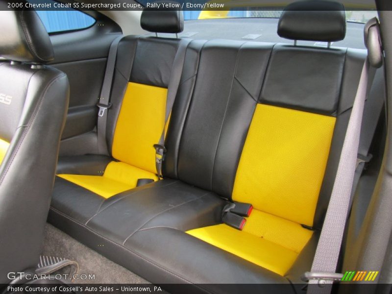 Rally Yellow / Ebony/Yellow 2006 Chevrolet Cobalt SS Supercharged Coupe