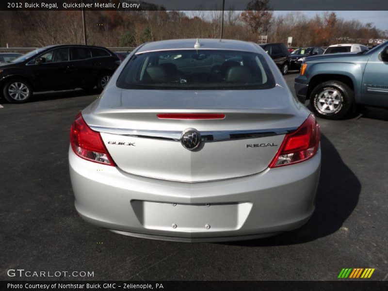 Quicksilver Metallic / Ebony 2012 Buick Regal