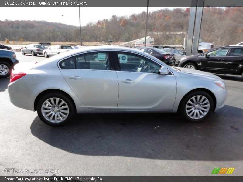 Quicksilver Metallic / Ebony 2012 Buick Regal