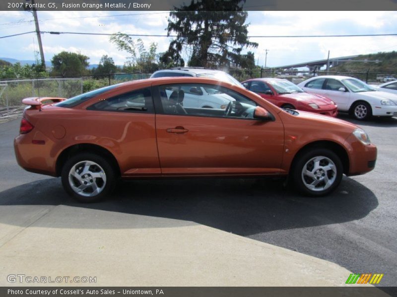 Fusion Orange Metallic / Ebony 2007 Pontiac G5