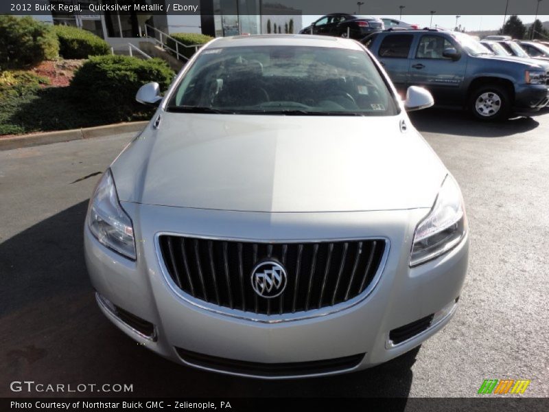 Quicksilver Metallic / Ebony 2012 Buick Regal