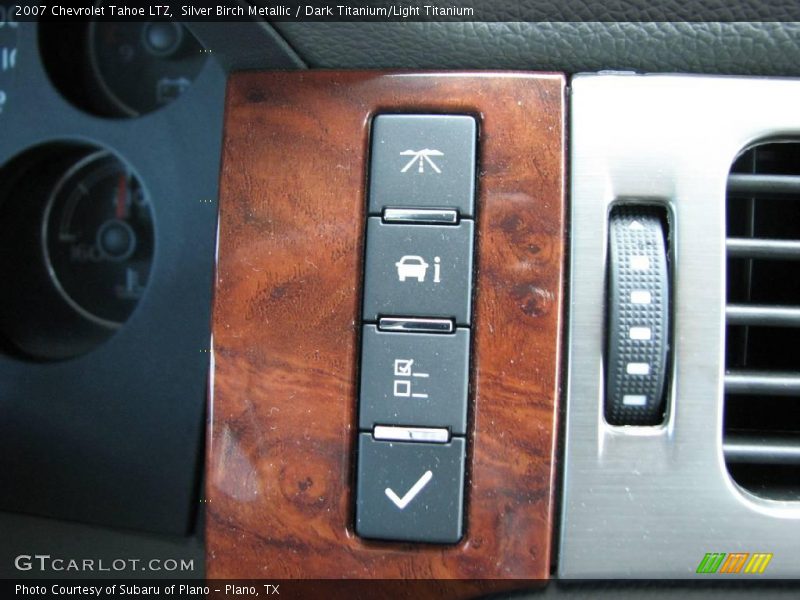 Silver Birch Metallic / Dark Titanium/Light Titanium 2007 Chevrolet Tahoe LTZ