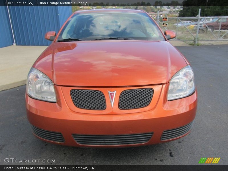 Fusion Orange Metallic / Ebony 2007 Pontiac G5