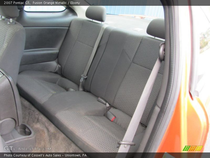 Fusion Orange Metallic / Ebony 2007 Pontiac G5