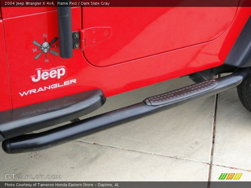 Flame Red / Dark Slate Gray 2004 Jeep Wrangler X 4x4