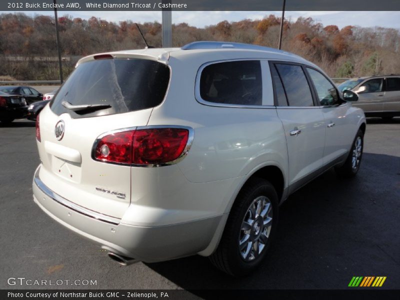 White Diamond Tricoat / Cashmere 2012 Buick Enclave AWD