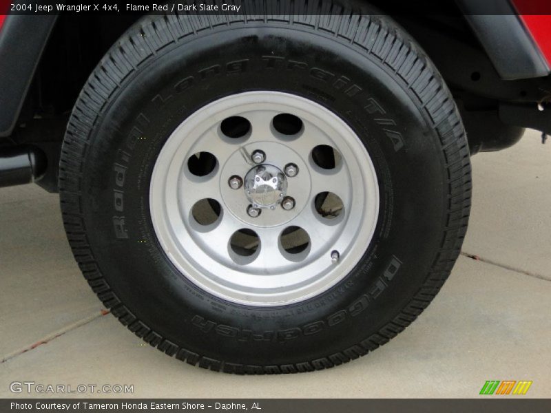 Flame Red / Dark Slate Gray 2004 Jeep Wrangler X 4x4