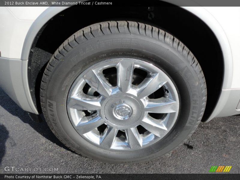 White Diamond Tricoat / Cashmere 2012 Buick Enclave AWD