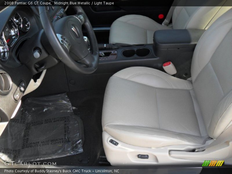 Midnight Blue Metallic / Light Taupe 2008 Pontiac G6 GT Coupe